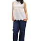 Pantaloni  Donna White Wise A Palazzo  WW28224