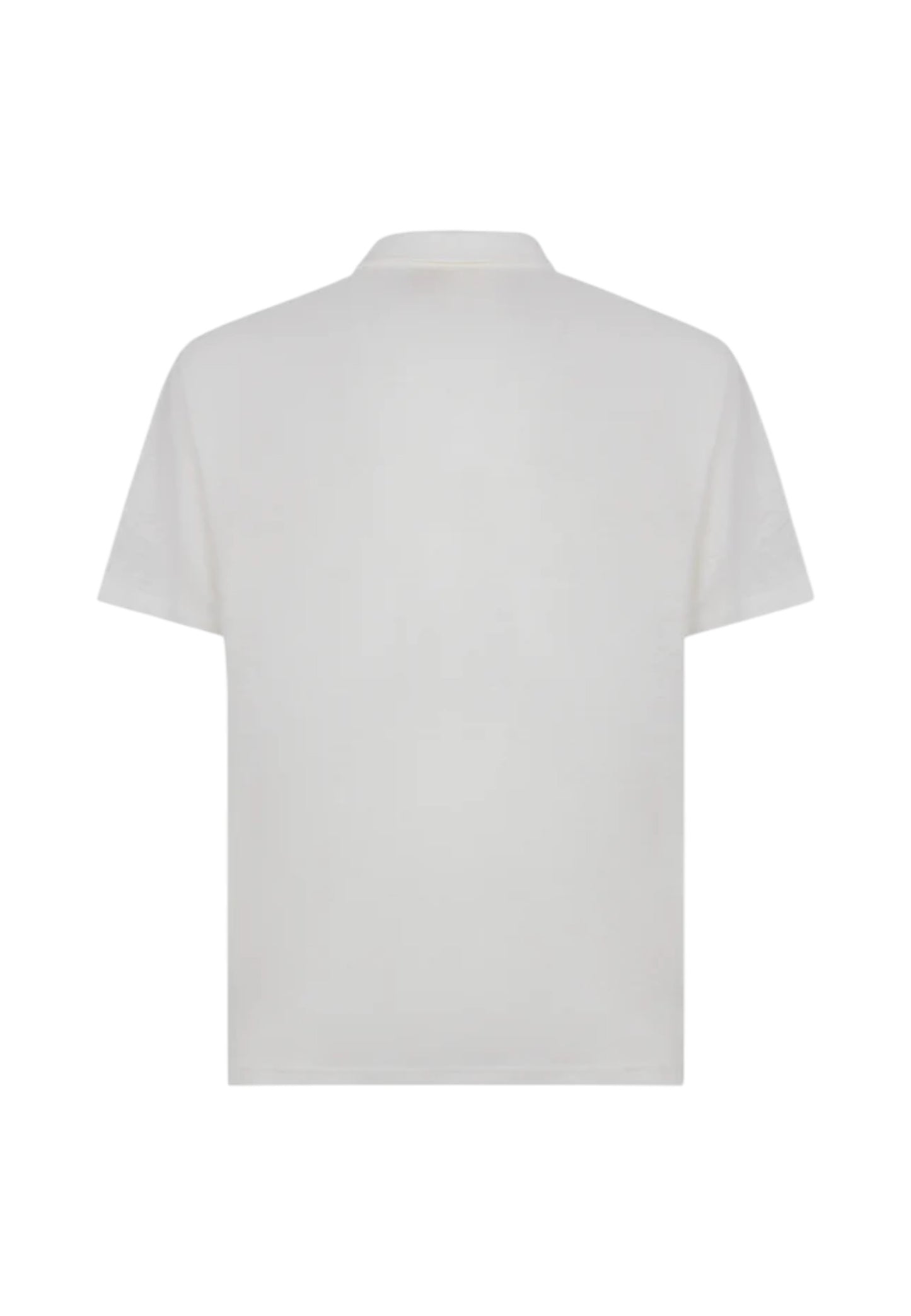 Polo Manica Corta Uomo Mc2 Saint Barth Jersey Linen Fraser