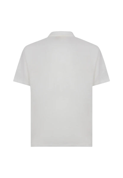 Polo Manica Corta Uomo Mc2 Saint Barth Jersey Linen Fraser