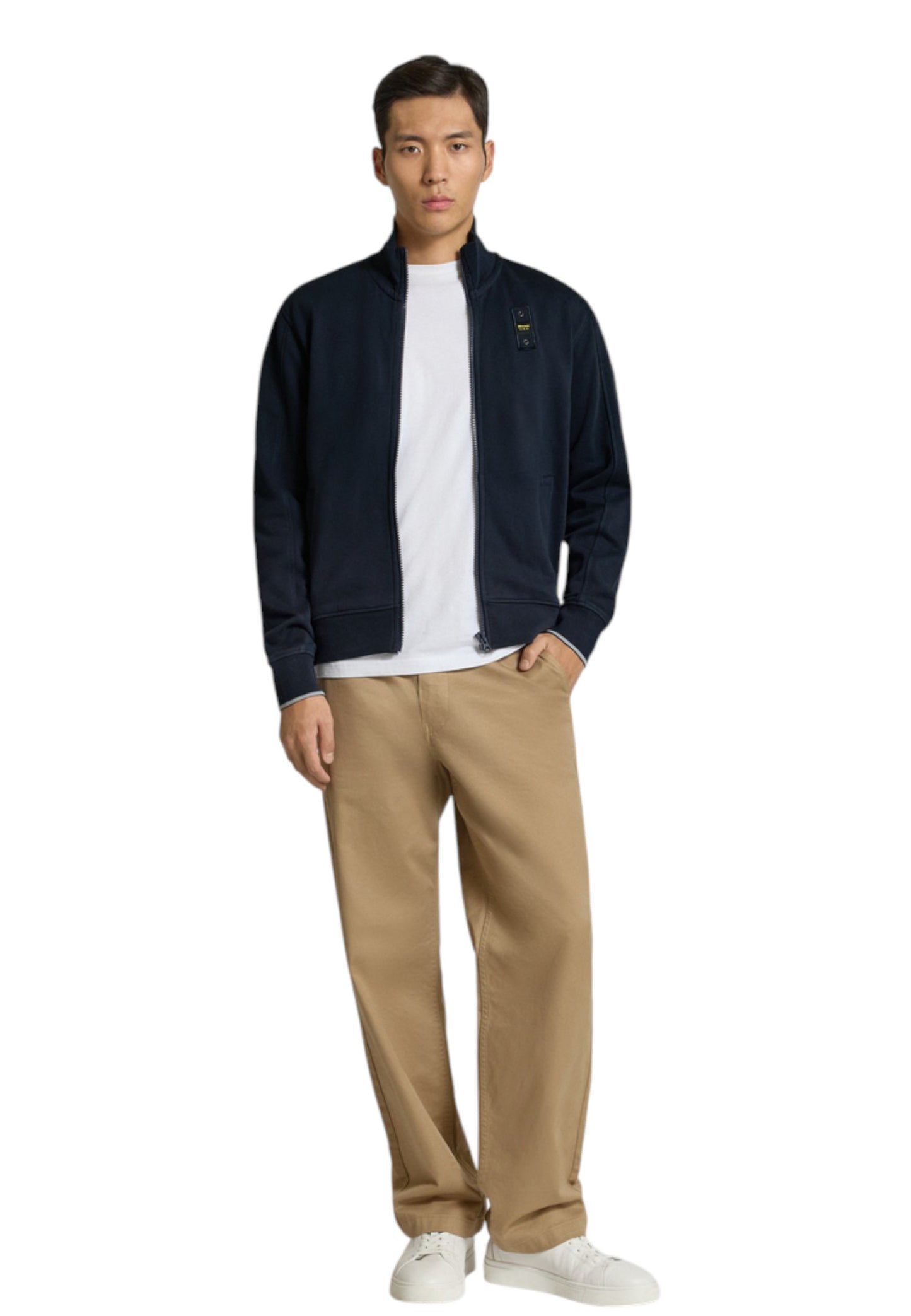 Felpa A Girocollo Uomo Blauer  City 25WBLUF01183