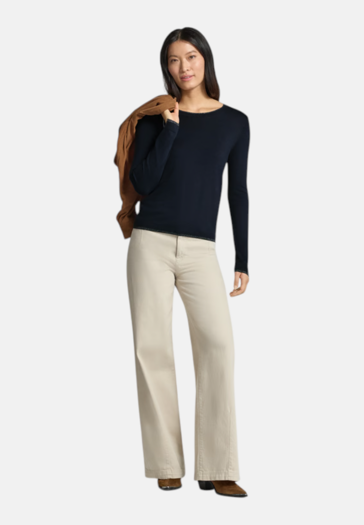 Maglia A Girocollo Donna Liu Jo Basic Fit  WF6015MS49I