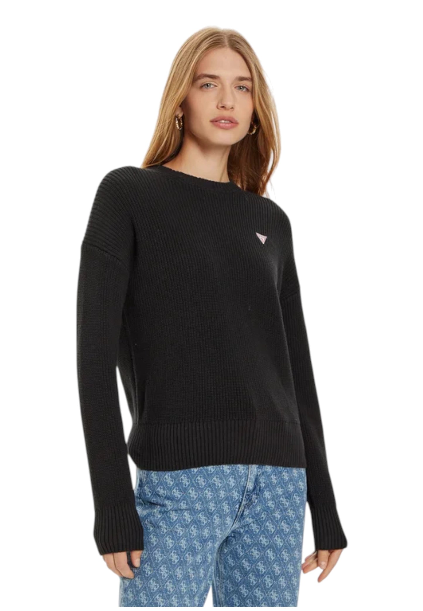 Maglione A Girocollo Donna Guess  Gj Mini Triangle W4BR08Z3HM1