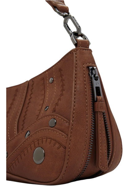Borsa A Tracolla Donna Desigual  Embro Patch Alsacia Camel 25WAXPA7