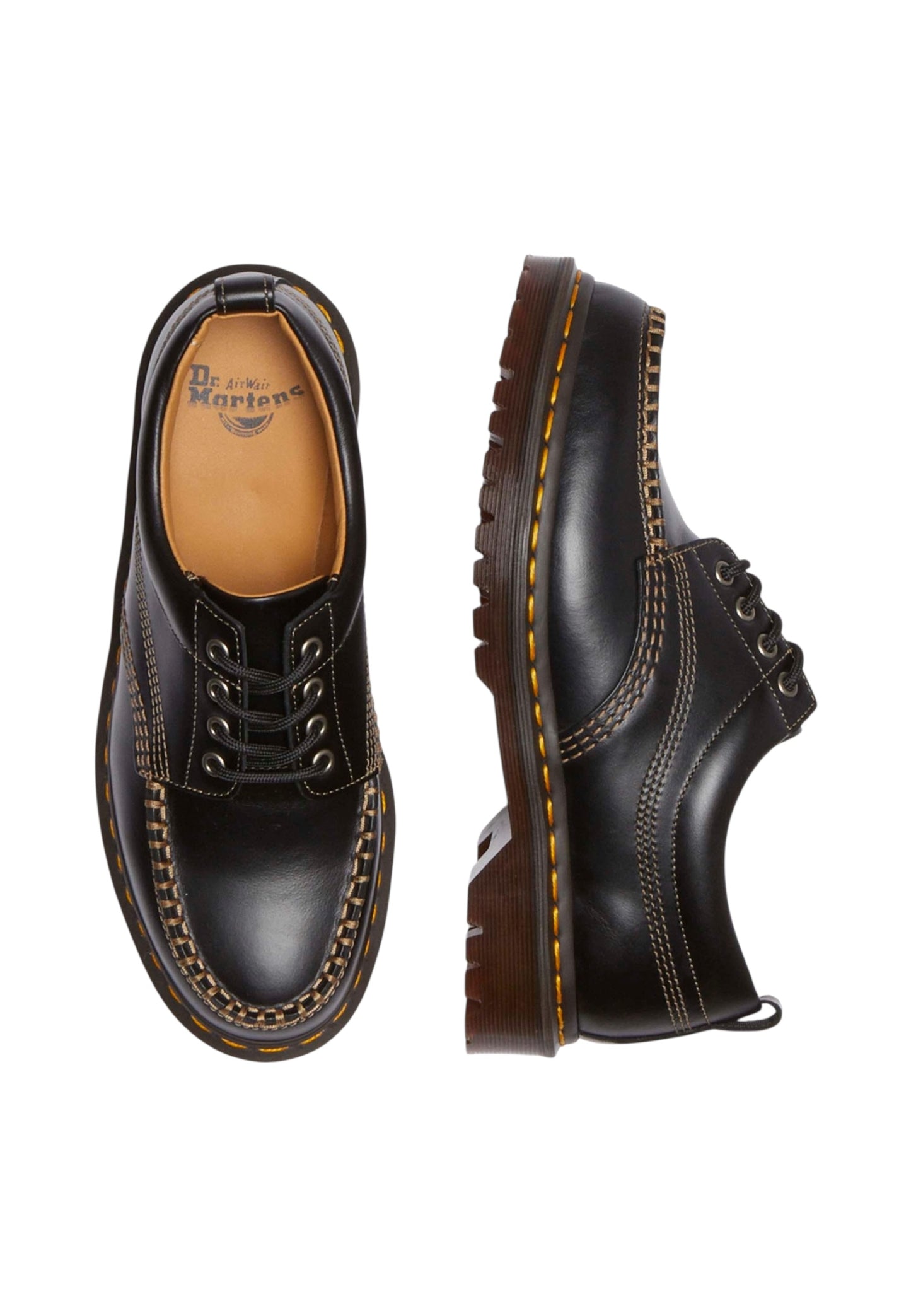 Stringate Basse Uomo Dr. Martens  Lowell Black Analine 31816
