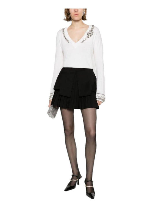 Maglione Scollo A V Donna Blugirl   RF3124MS14G