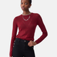 Maglia A Girocollo Donna Liu Jo Traforata Con Motivo Geometrico  WF6239MS99E