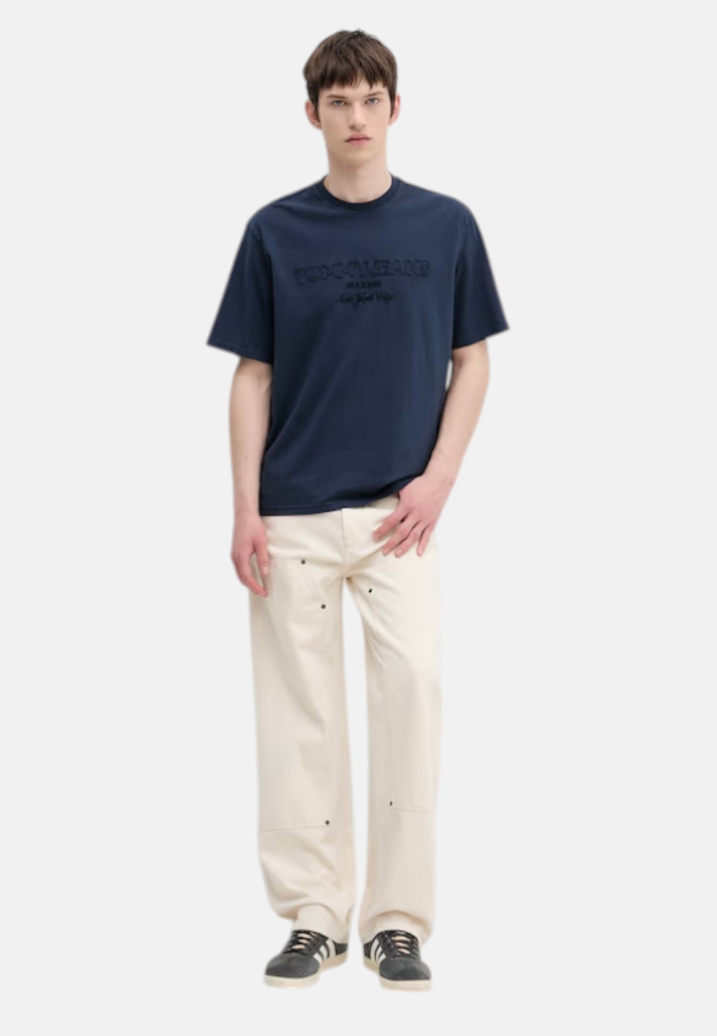 T-Shirt Manica Corta Uomo Tommy Jeans  Tjm 90S New Classic DM0DM22545