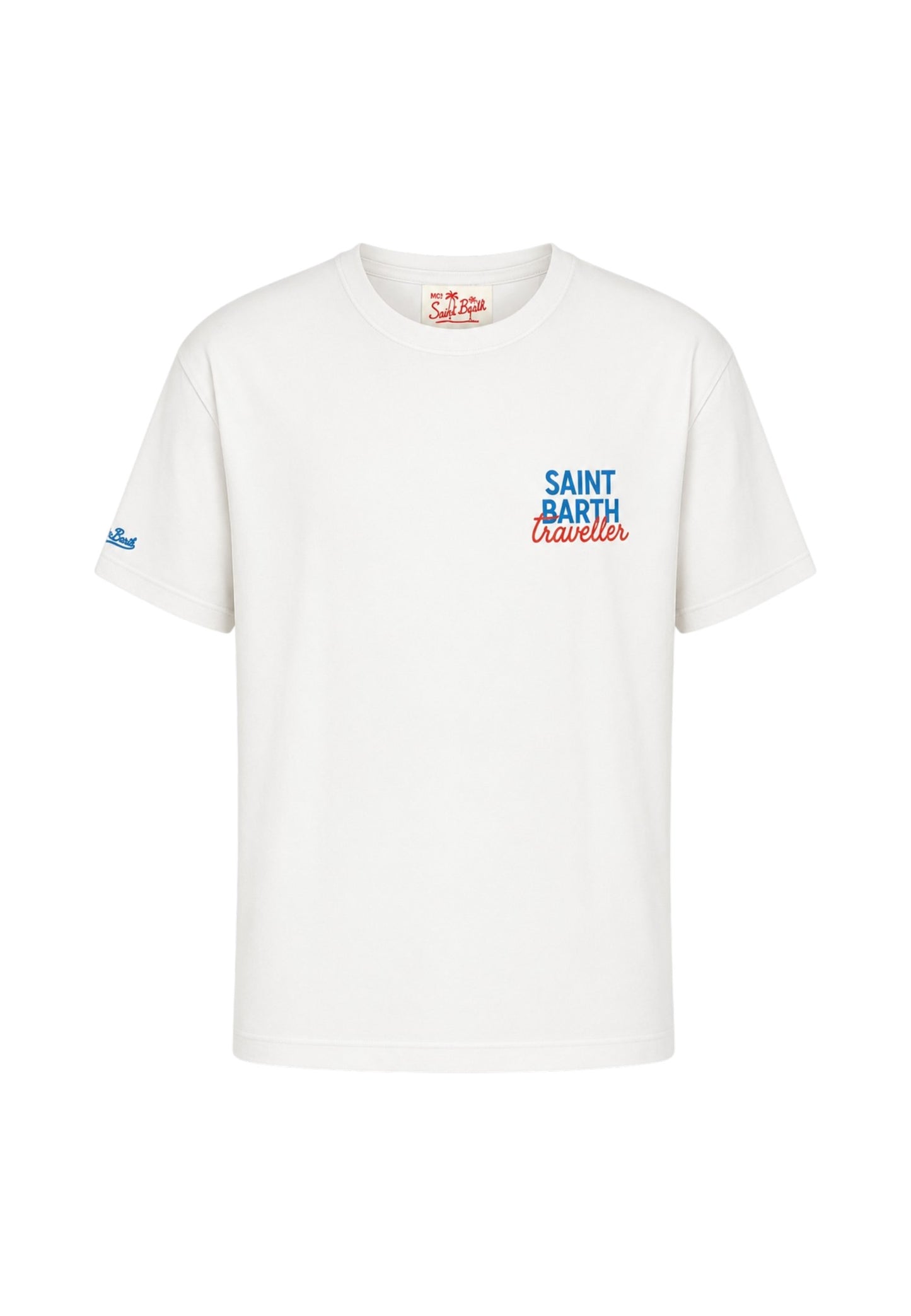 T-Shirt Manica Corta Uomo Mc2 Saint Barth Oversize Sb Traveller Jet Delmar DLR0001