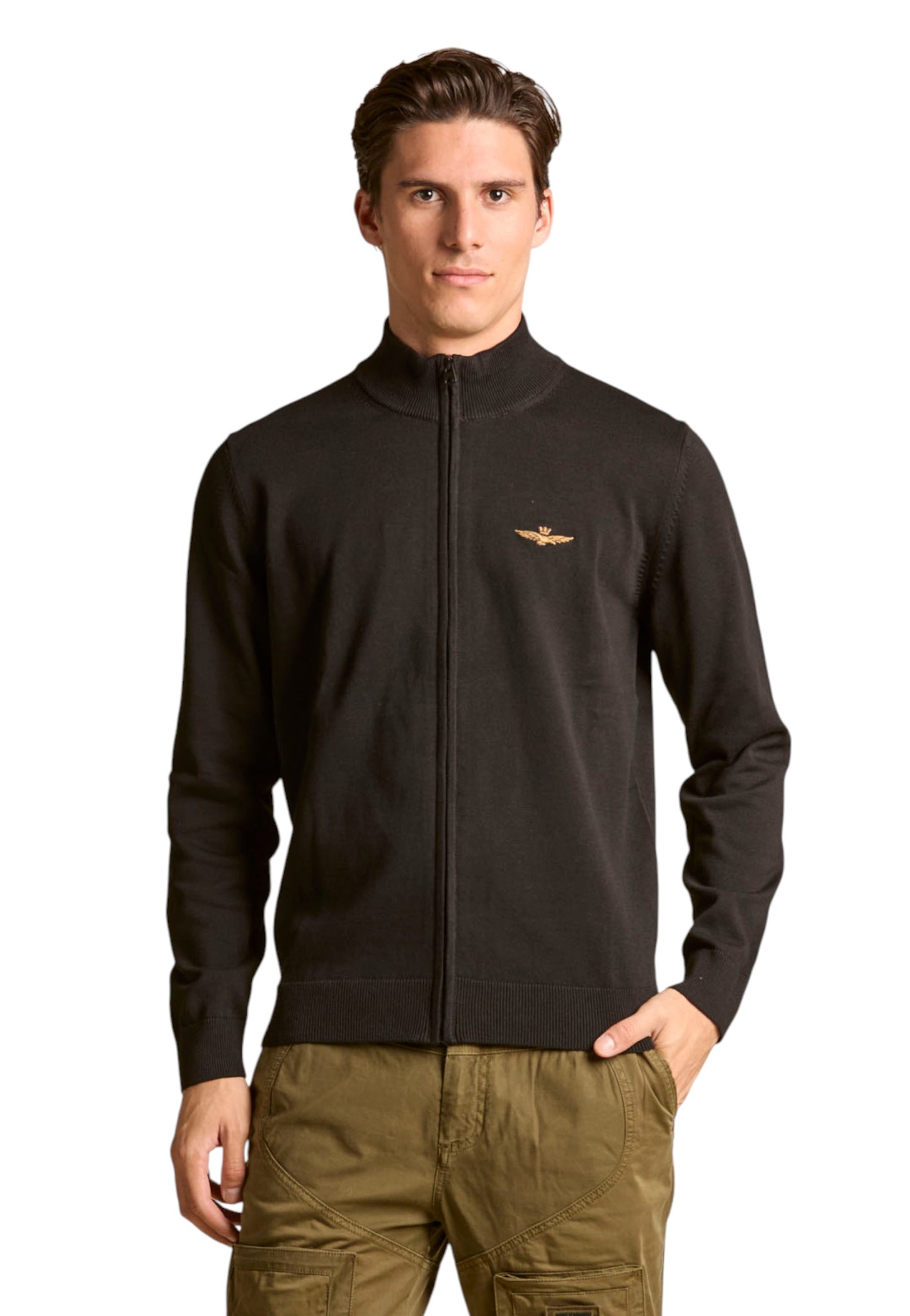 Maglia Collo Alto Uomo Aeronautica Militare Con Zip  252MA1580UL00506