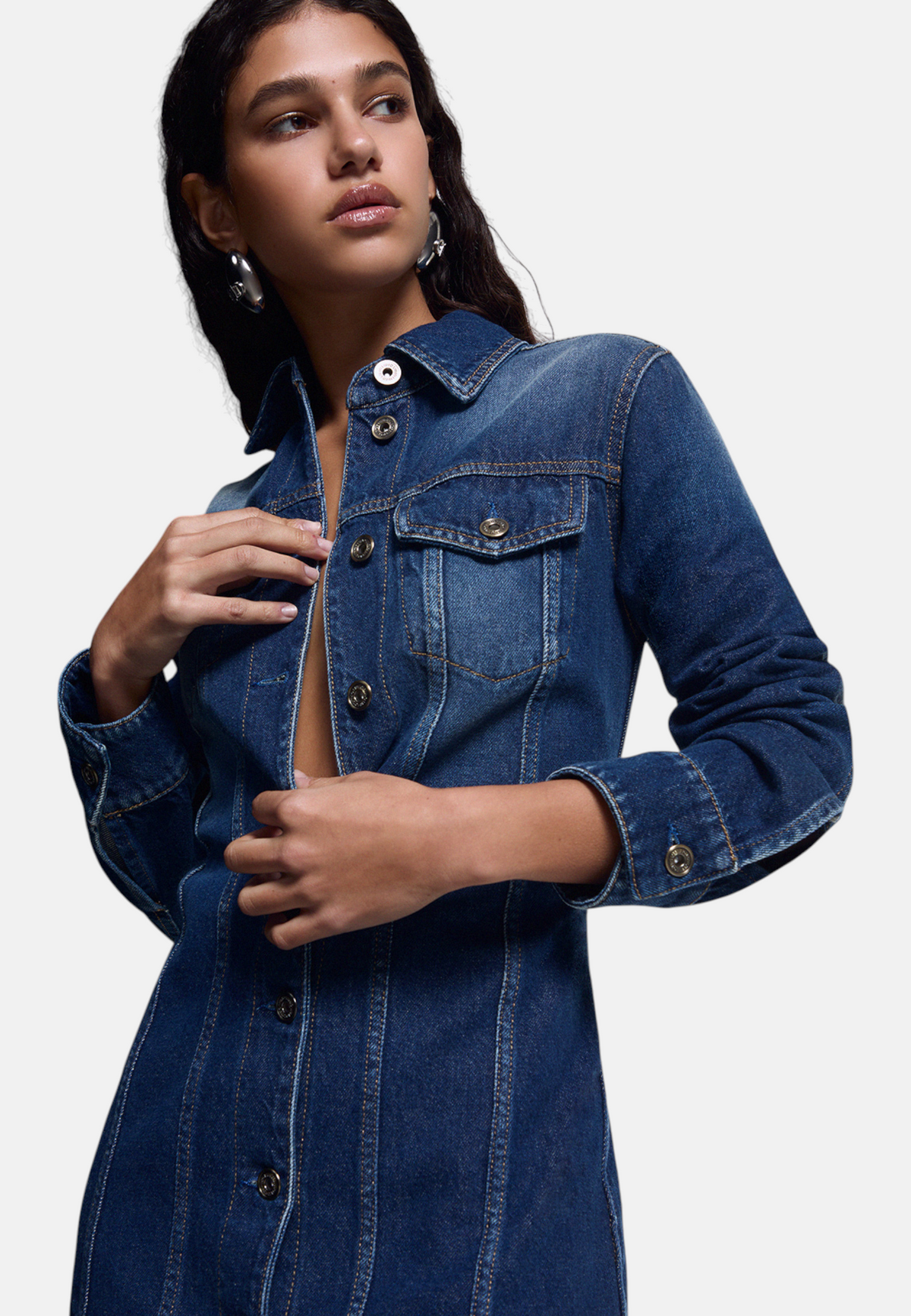 Vestito Corto Donna Liu Jo In Denim Vintage  UF6504D0398