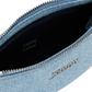 Portafoglio Con Zip Donna Tommy Jeans In Denim Con Catenella Tjw Cool Denim AW0AW18881
