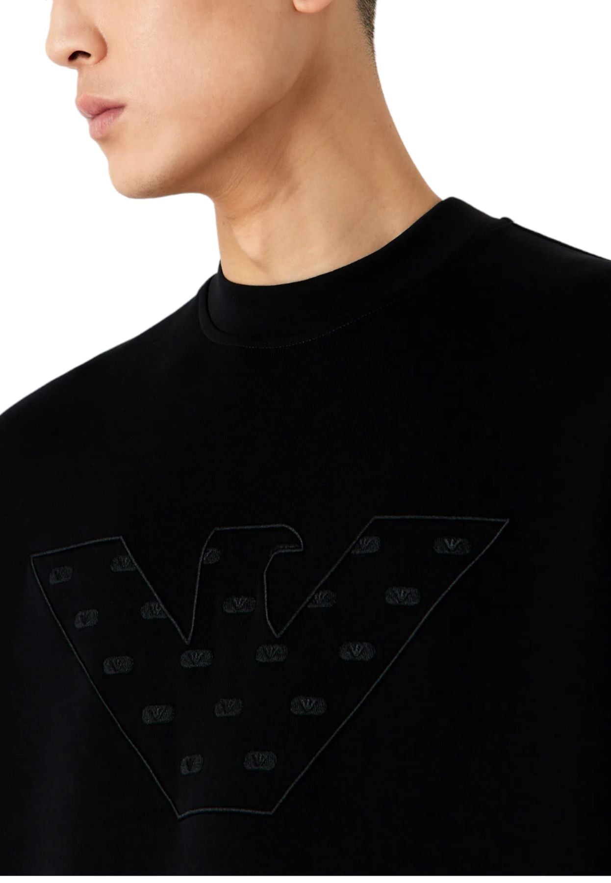 Felpa A Girocollo Uomo Emporio Armani   6R1ME71JHSZ