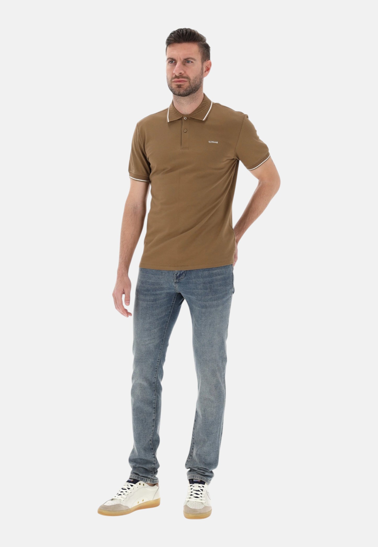 Polo Manica Corta Uomo Gas  Ralph/S Strip. 310437182888