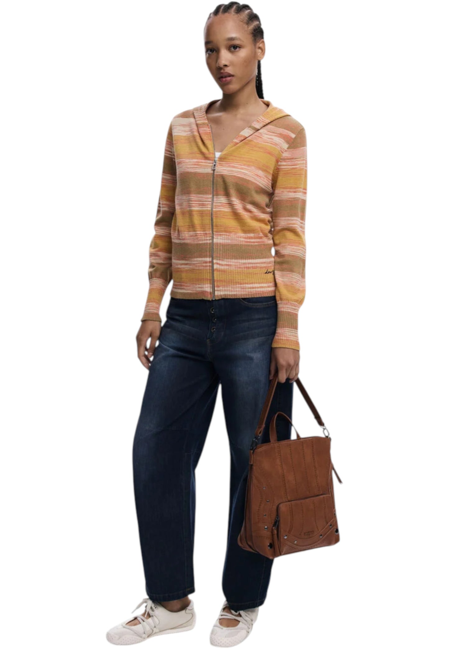 Zaino  Donna Desigual  Embro Patch Pretoria Mini Camel 25WAKP23