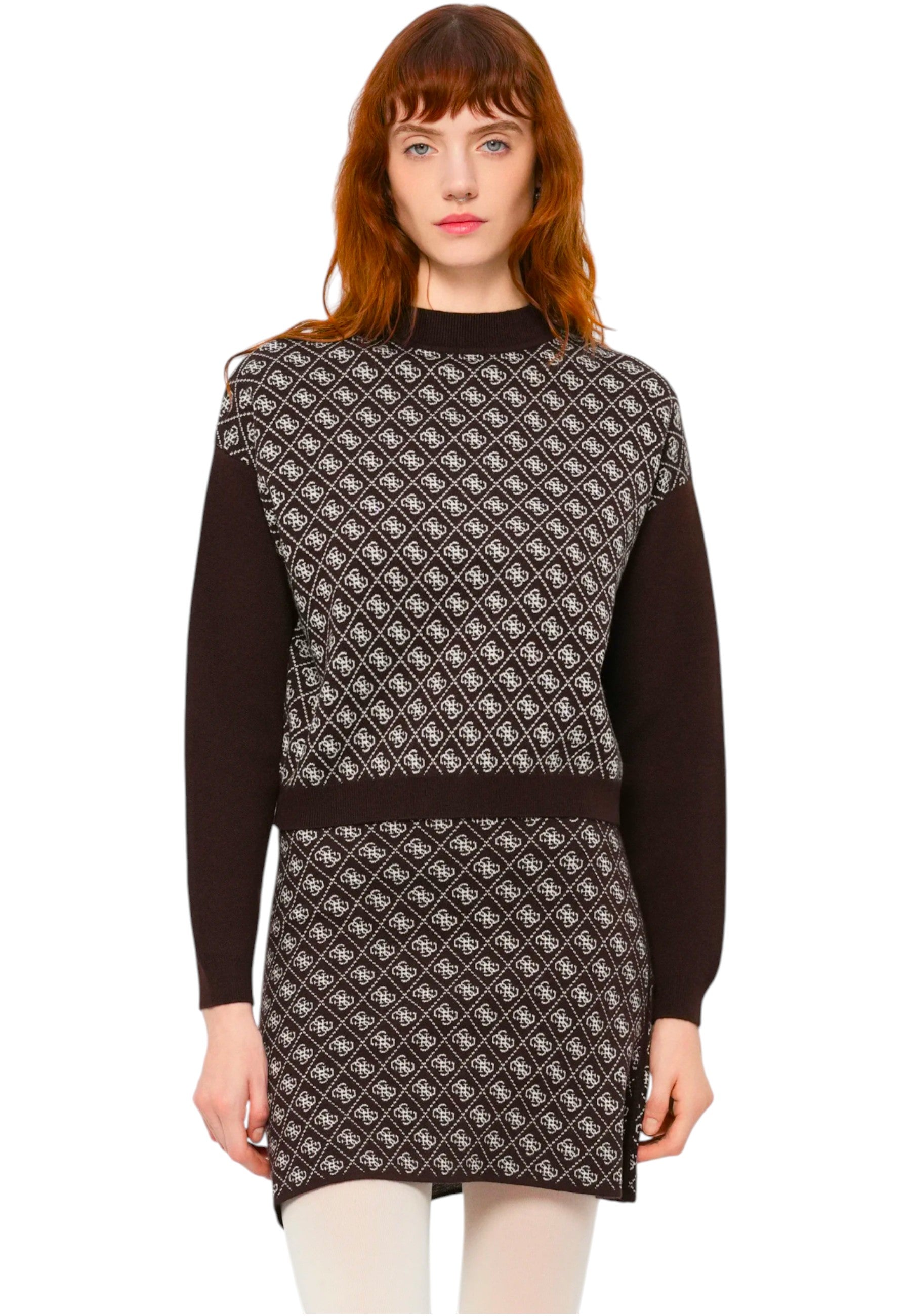 Maglione Collo Alto Donna Guess  Aubrey 4G W5BR23Z3JD2