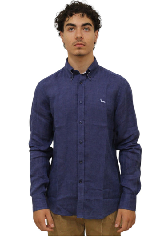 Camicia Manica lunga Uomo Harmont & Blaine In Lino  CRL014T10883B