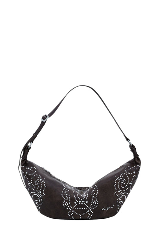 Borsa A Tracolla Donna Desigual  Poker Face Munster 2.0 Choco 25WAXP33