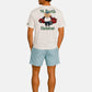 T-Shirt Manica Corta Uomo Mc2 Saint Barth Stampa/Ricamo Fronte E Retro Sb Teddy Car Portland PRL0002