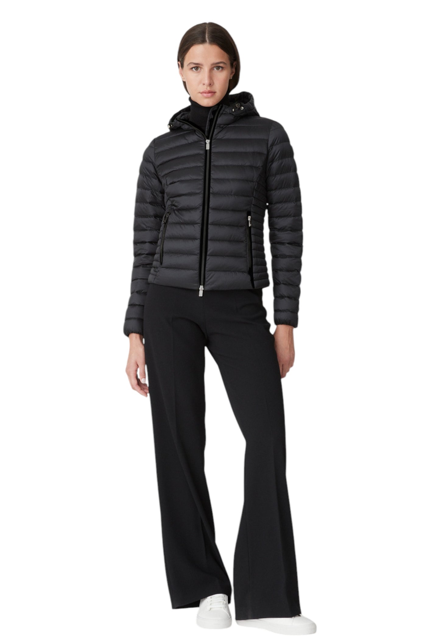 Piumino Corto Donna Ciesse Piumini 800Fp Vera Piuma Con Cappuccio Aghata 233CFWJ02098N1C10D