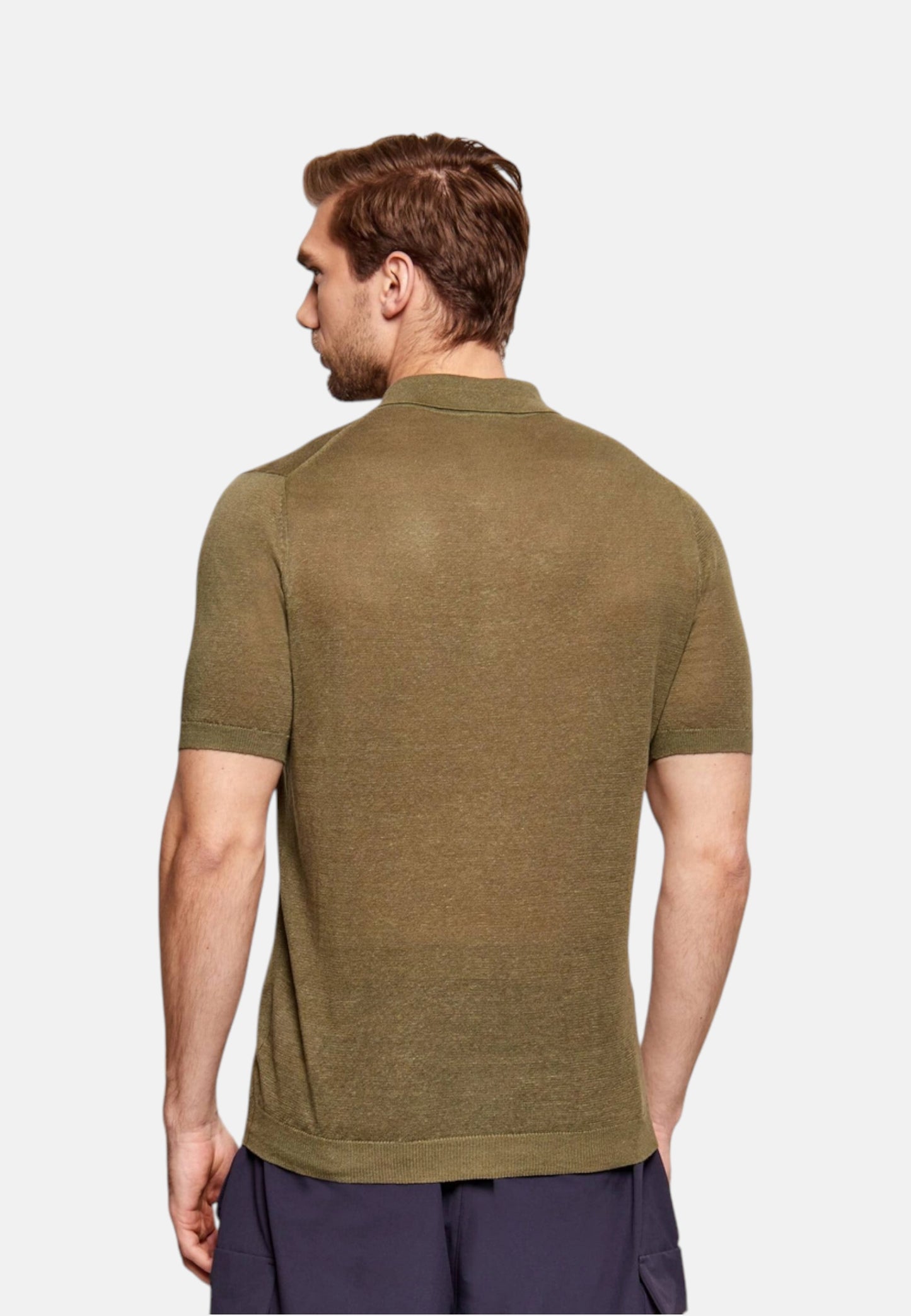 Polo Manica Corta Uomo Aeronautica Militare In Maglia Di Lino  261MA1625UL00935