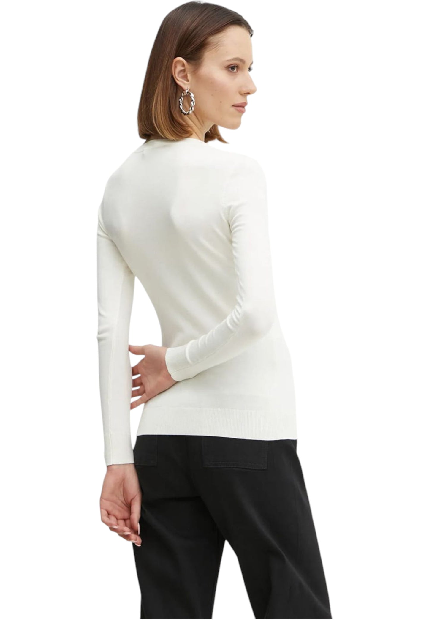Maglia Scollo A V Donna Guess