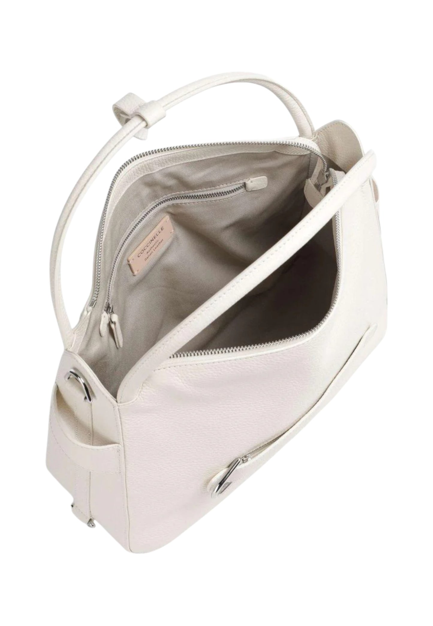 Borsa A Spalla Donna Coccinelle In Pelle Martellata Coccinelle Gretel Ribbon E1U6C180101