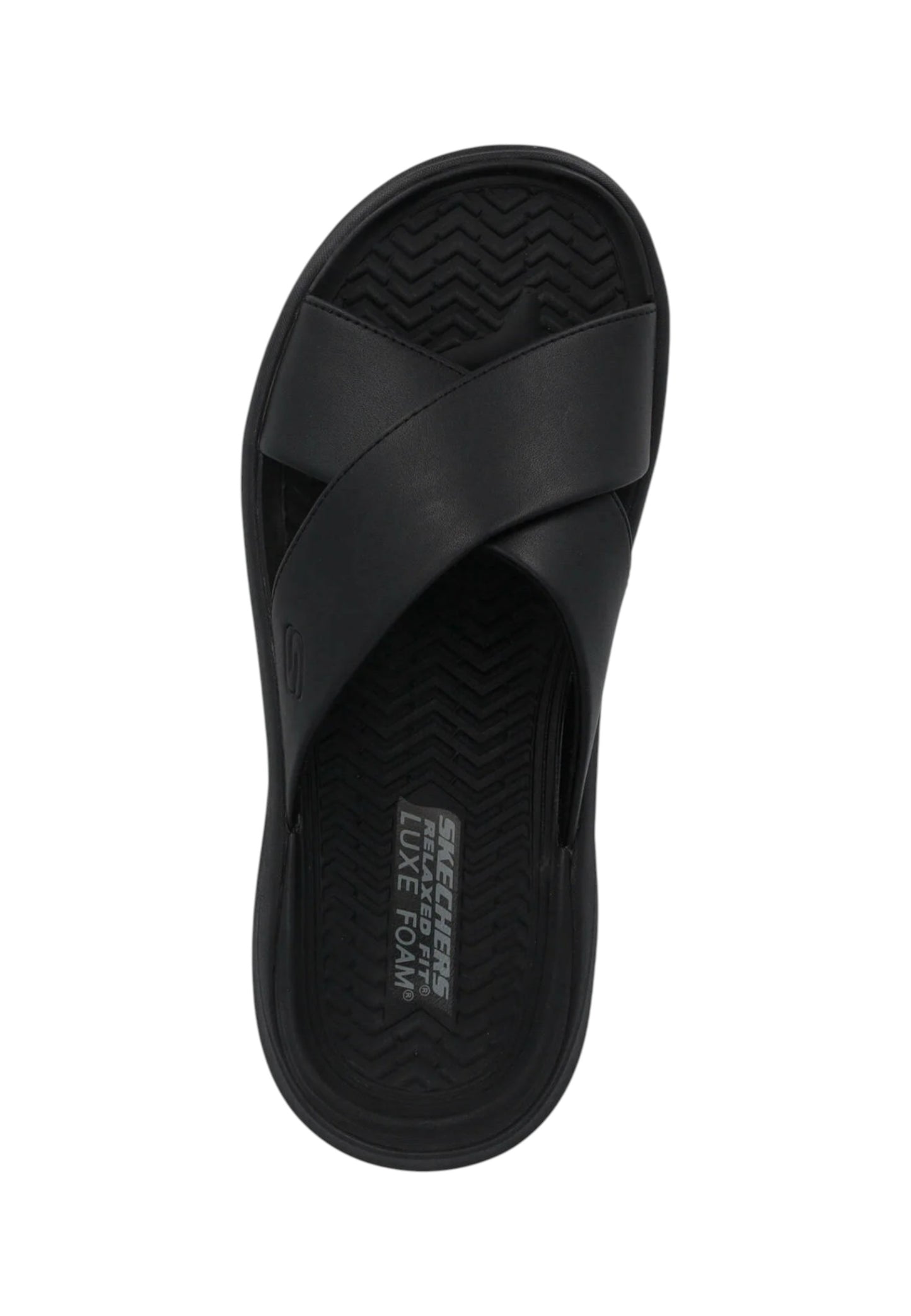 Ciabatte  Uomo Skechers A Doppia Fascia Intrecciata Sargo-Denal 205627