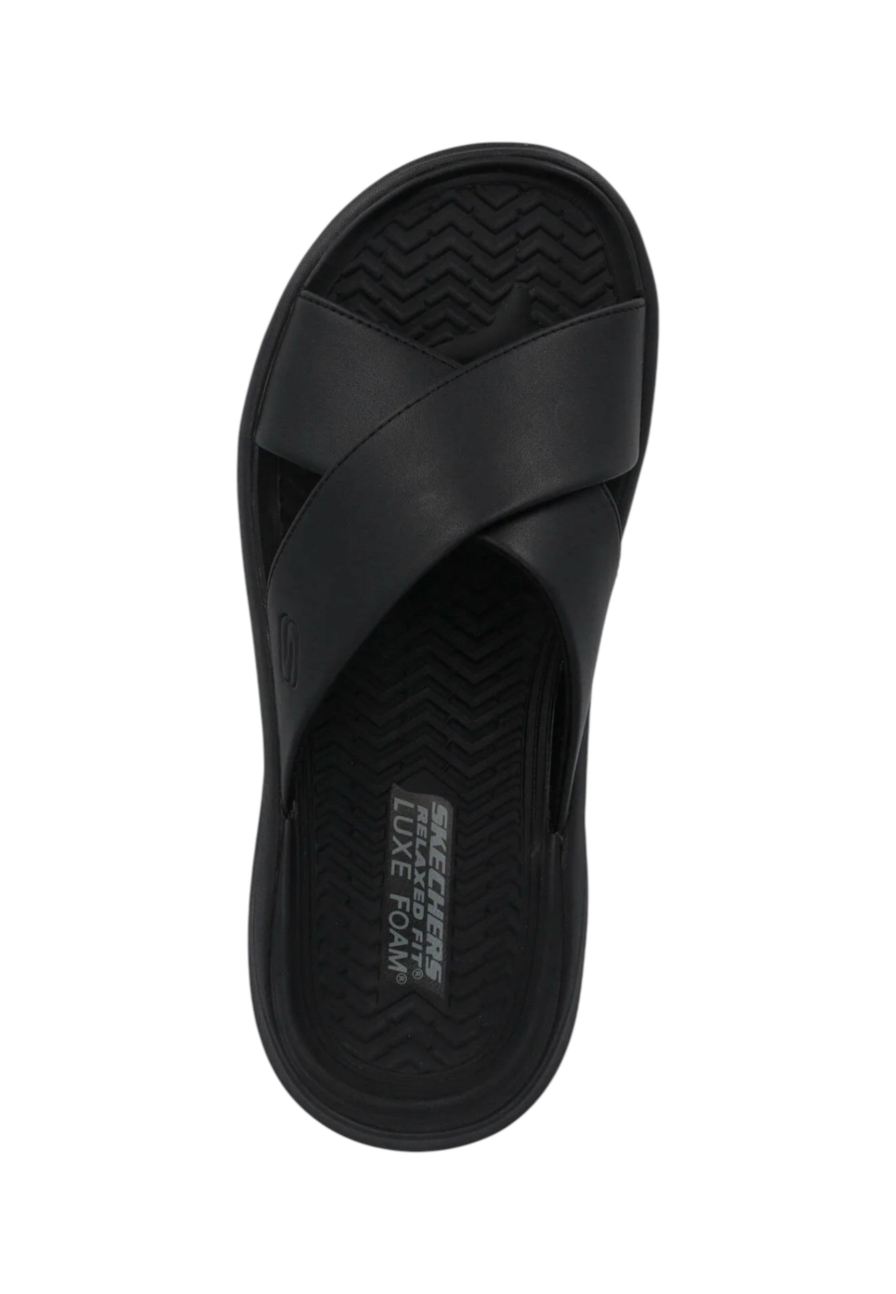 Ciabatte  Uomo Skechers A Doppia Fascia Intrecciata Sargo-Denal 205627