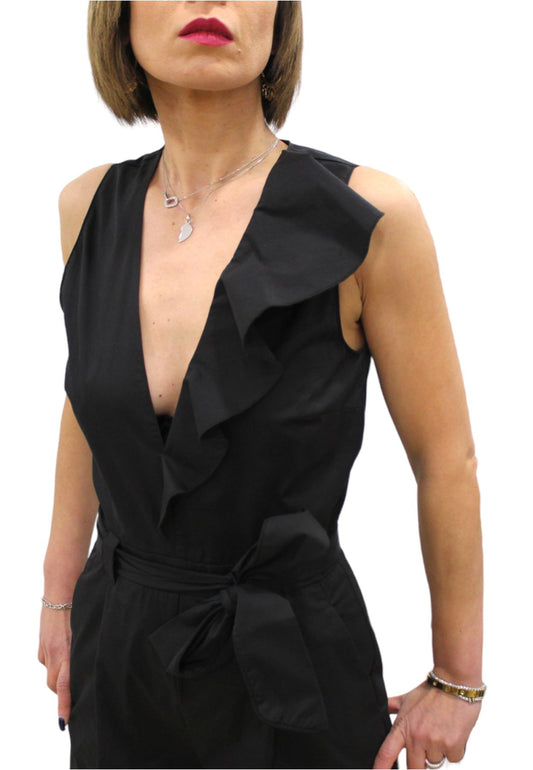 Tuta Jumpsuit Senza Maniche Donna Alessia Santi Lunga  311SD25072