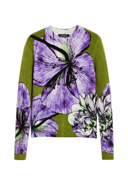 Maglione  Donna Desigual  Jers Orquidea Lacroix 25WWJF42