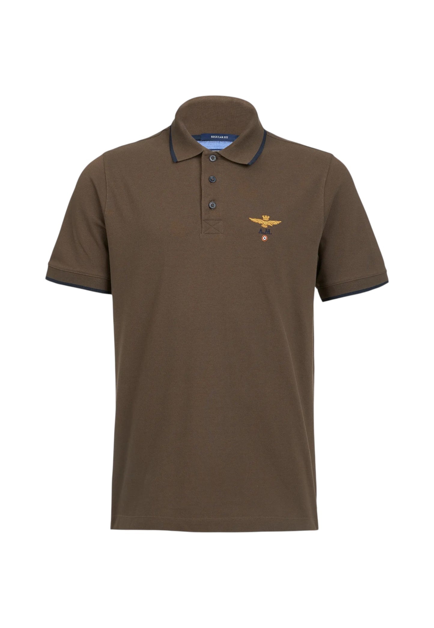 Polo Manica Corta Uomo Aeronautica Militare In Pique' Di Cotone Con Logo  261PO1308UP00082