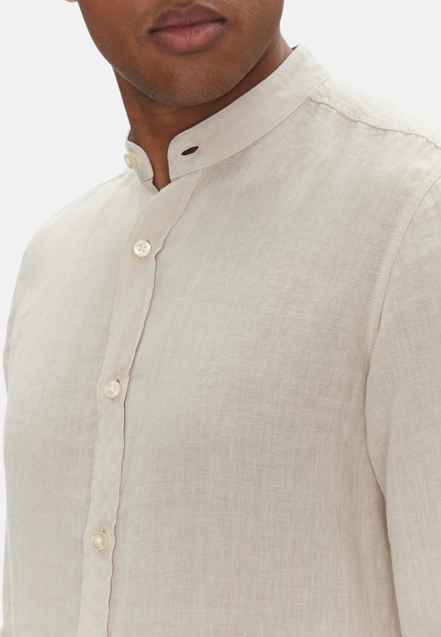 Camicia Manica lunga Uomo Boss Collo Coreana  50537369