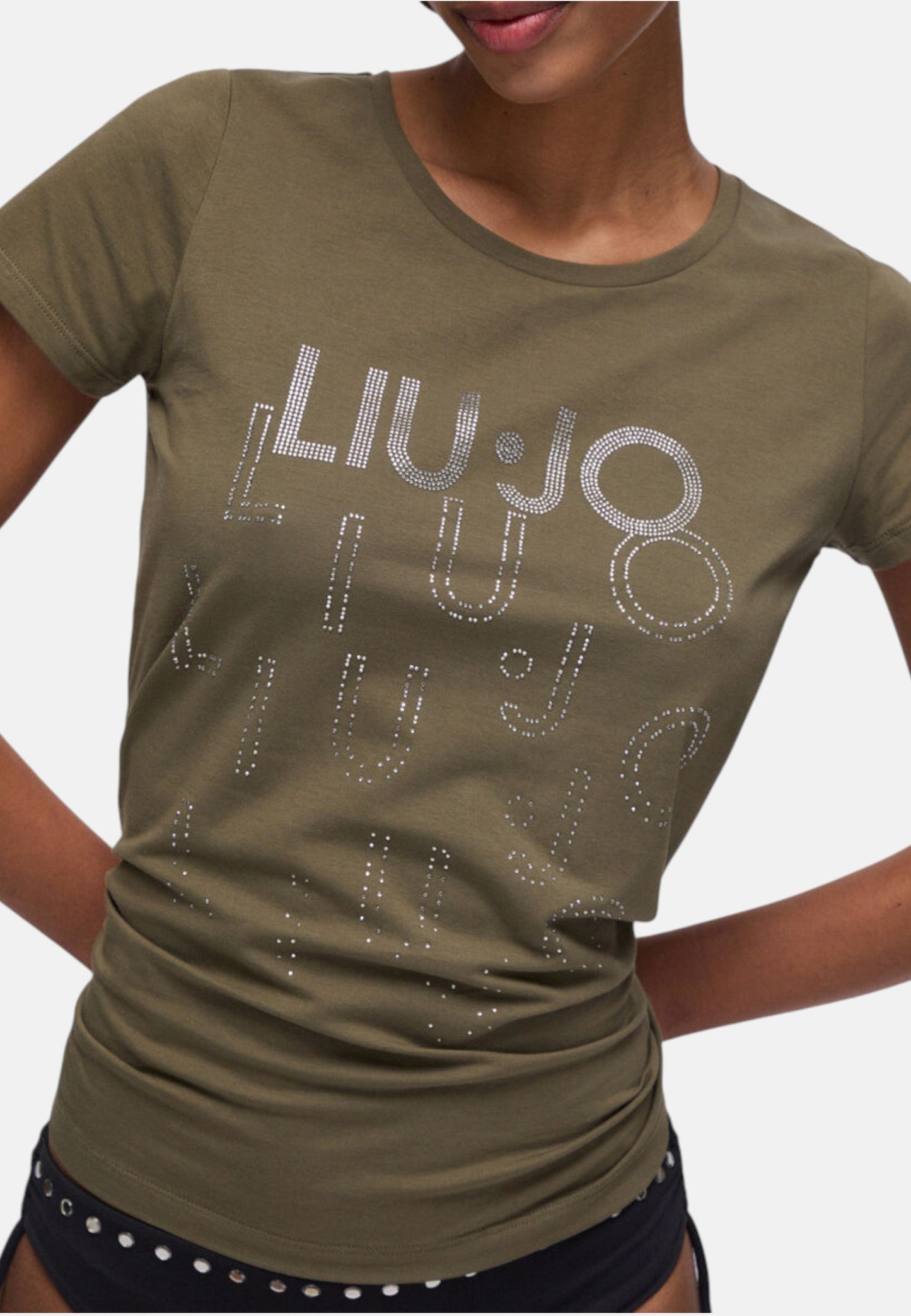 T-Shirt Manica Corta Donna Liu Jo Degrade Eco Line VA6171JS003