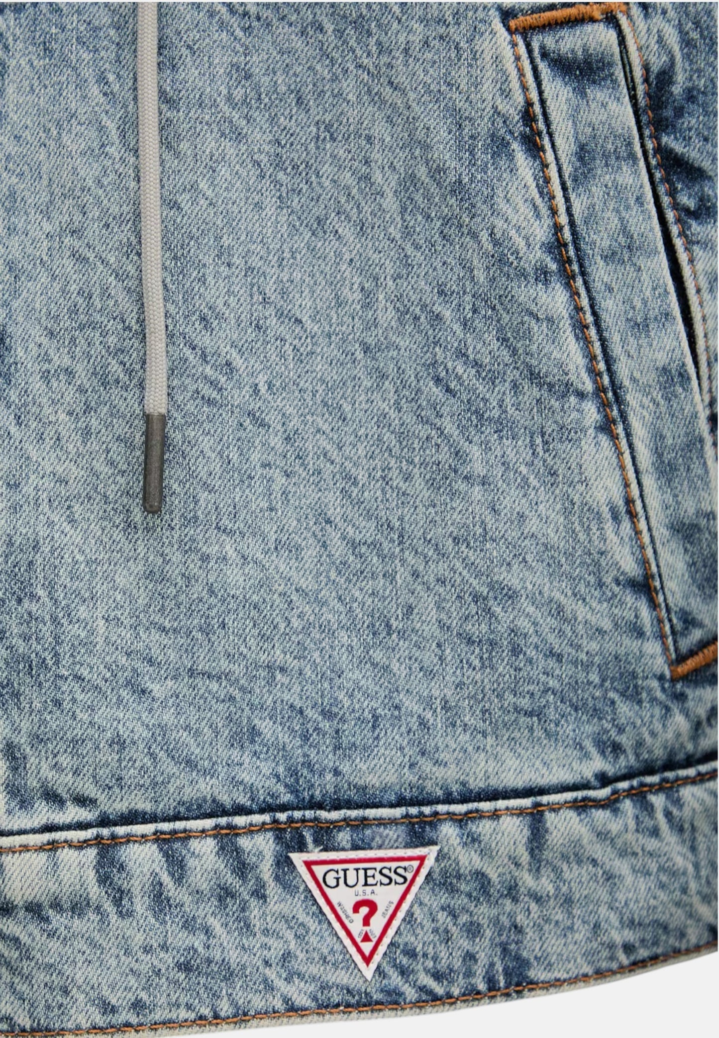 Giacca Jeans Uomo Guess  Gj Cropped Trucker M6RN67D5M5O