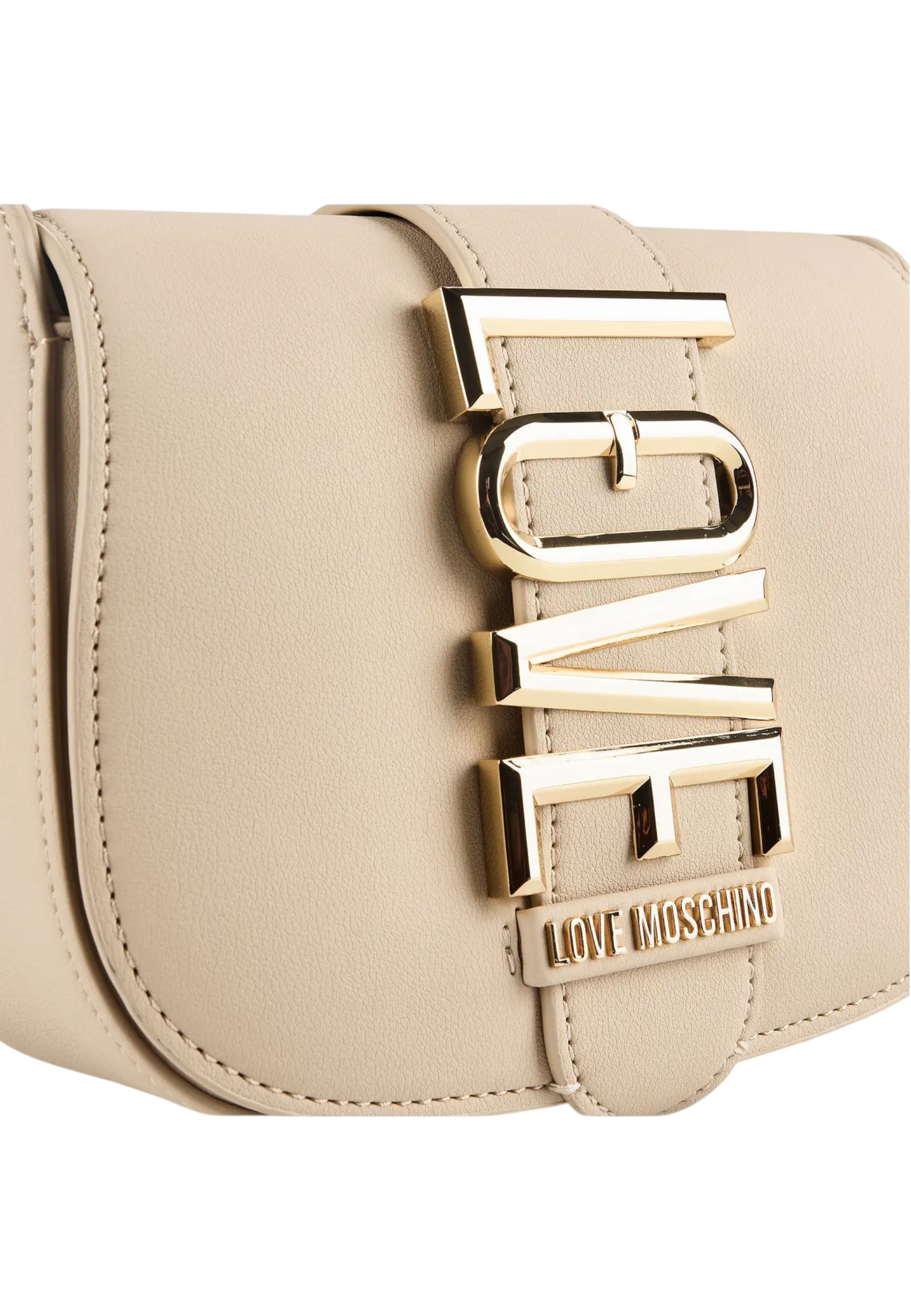 Borsa A Tracolla Donna Love Moschino Arrotondata Con Scritta Love  JC4087PP1PLE1