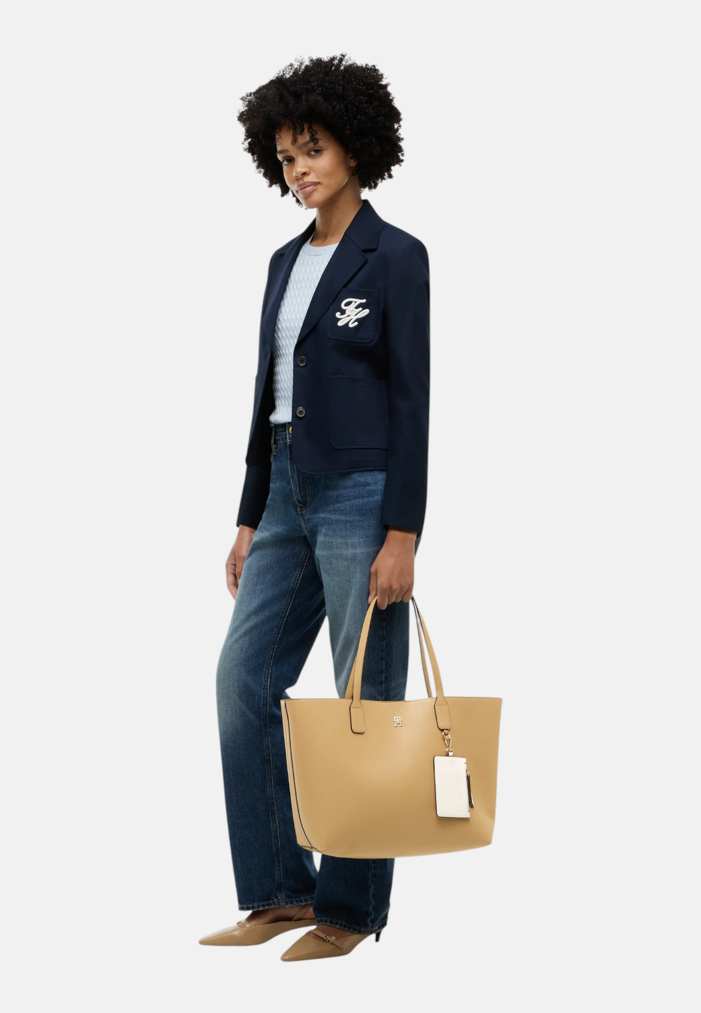 Borsa A Spalla Donna Tommy Hilfiger Tote Th Icon AW0AW18724