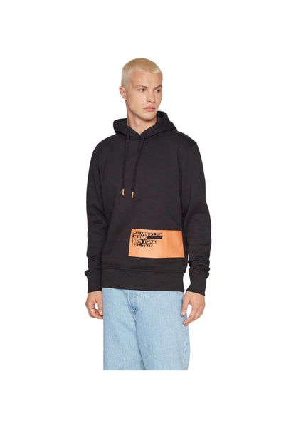Felpa Con Cappuccio Uomo Calvin klein Jeans  Stencil Blocking Logo J30J324102