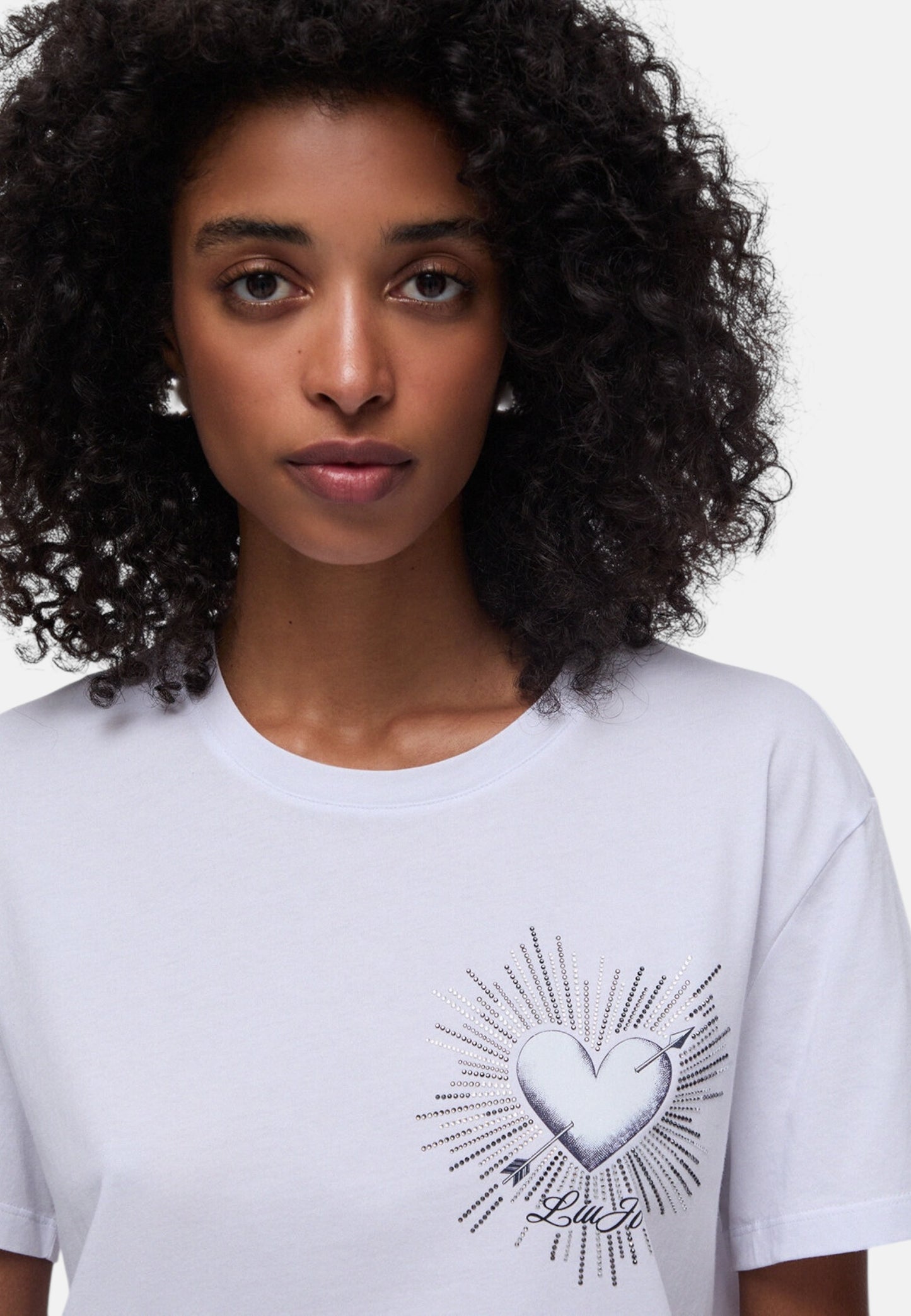 T-Shirt Manica Corta Donna Liu Jo Cupid Liujo Eco Line WA6163JS904