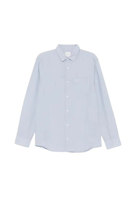Camicia Manica lunga Uomo Calvin klein  Linen Cotton Regular