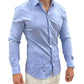 Camicia Manica lunga Uomo Gaudi Collo Italiano Slim  321GU45001