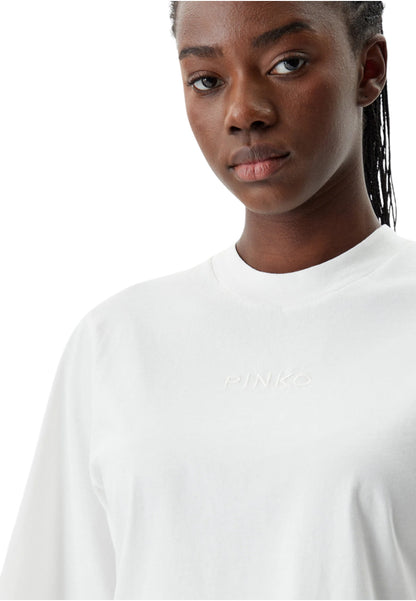 T-Shirt Manica Corta Donna Pinko Boxy Fit Niamey
