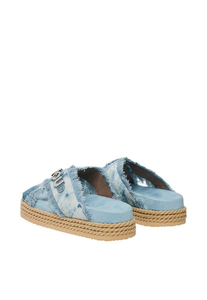 Sandali  Donna Mou  Criss-cross rope sandal painte