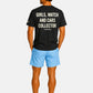 T-Shirt Manica Corta Uomo Mc2 Saint Barth Stampa/Ricamo Fronte E Retro Collector Portland PRL0002