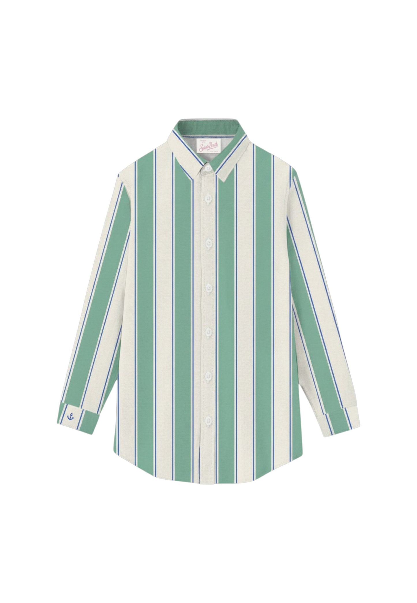 Camicia Manica lunga Donna Mc2 Saint Barth Beach Stripes Brigitte BRIG001