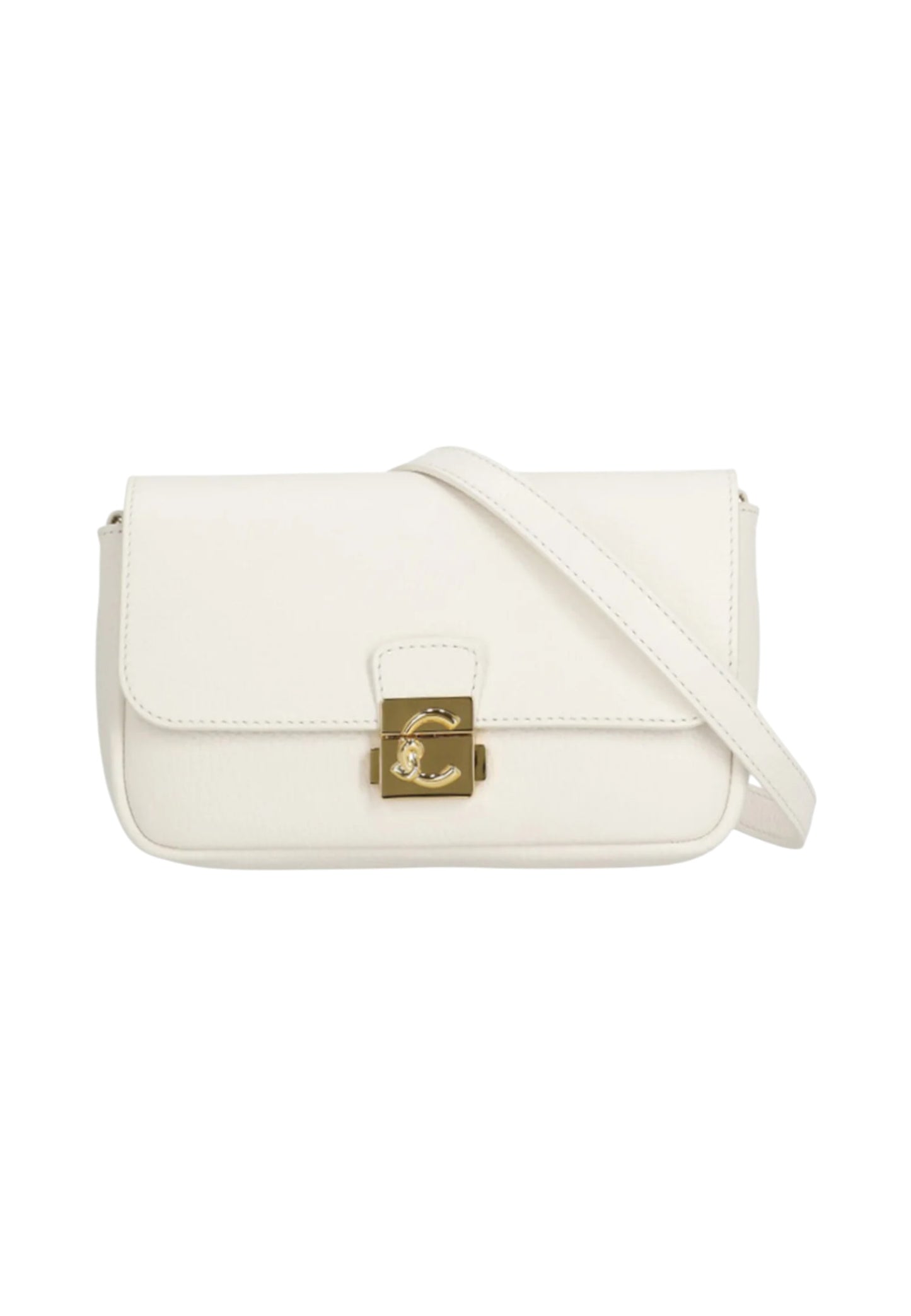 Borsa A Tracolla Donna Coccinelle In Pelle Martellata Coccinelle C-Me Lock Mini E5U4K520101