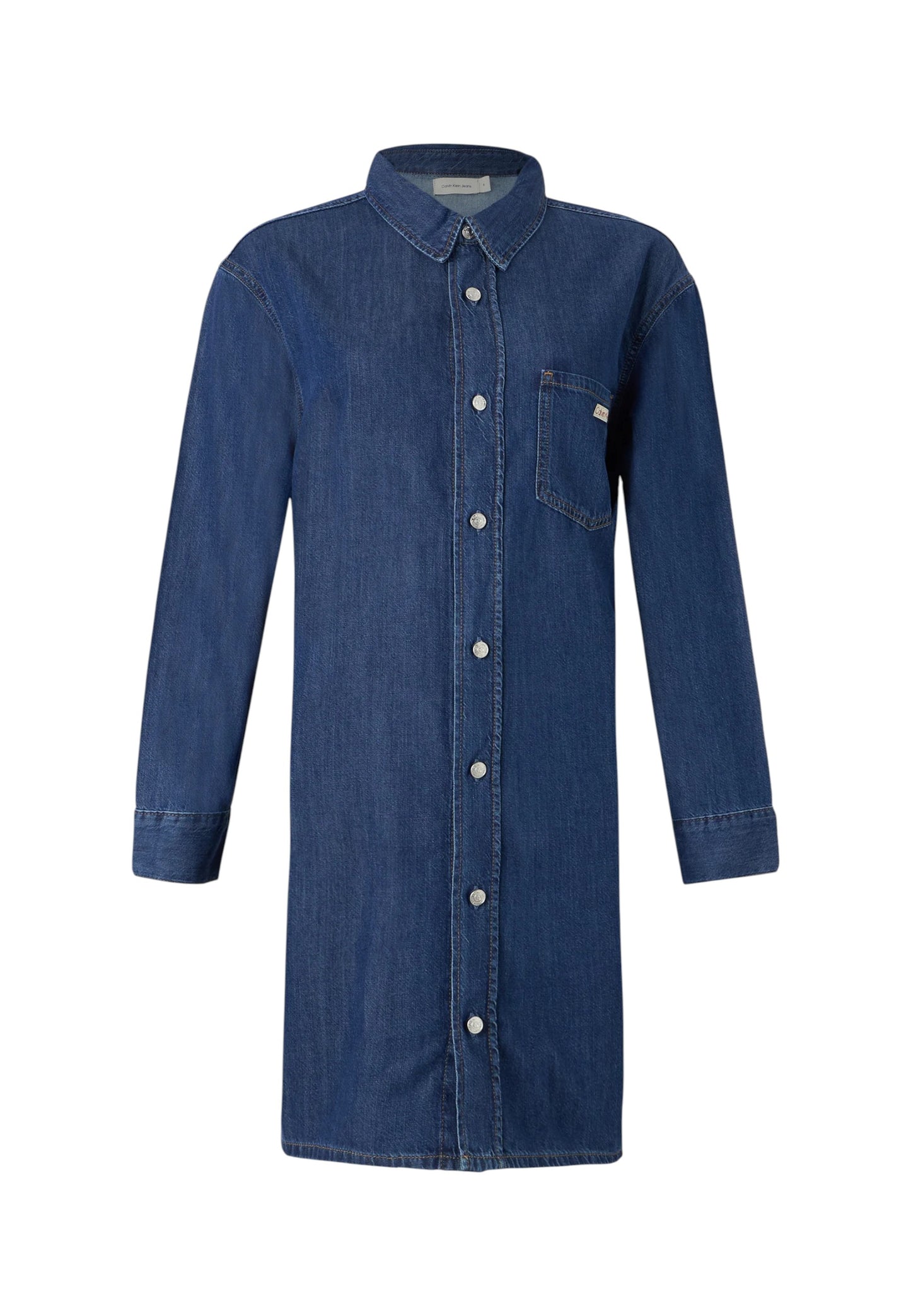 Vestito Corto Donna Calvin klein Jeans Chemiser Lyocell Belted Denim