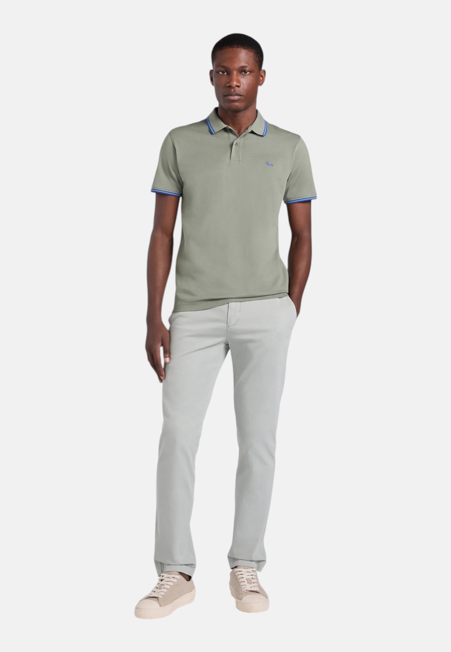 Polo Manica Corta Uomo Harmont & Blaine Con Righini A Contrasto  LNQ010021148