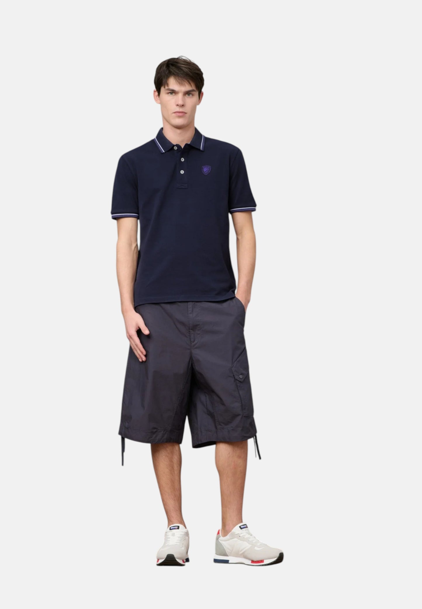 Polo Manica Corta Uomo Blauer  Agassiz 26SBLUT02293