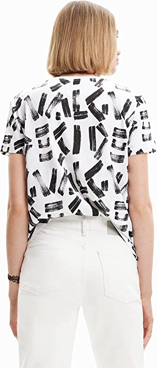 T-Shirt Manica Corta Donna Desigual   23SWTKAP