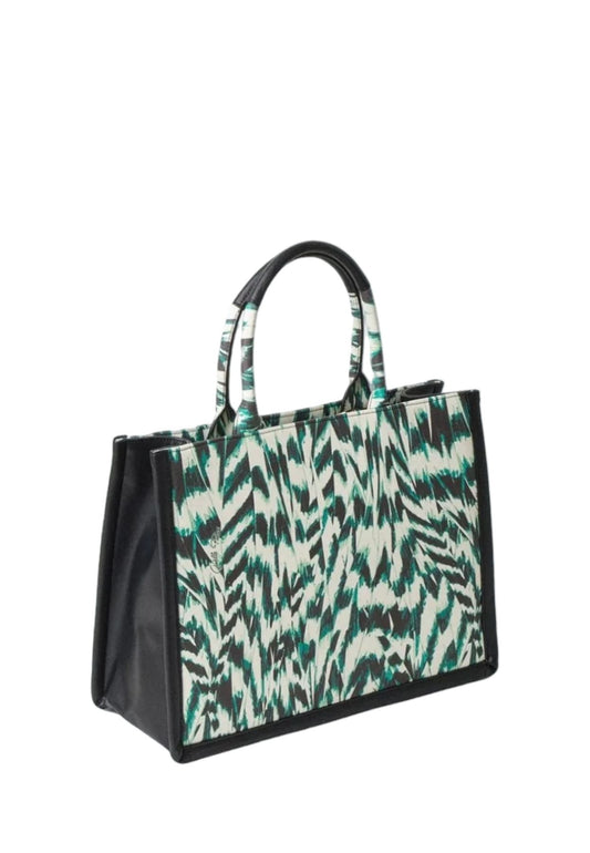 Borsa A Mano Donna Gaelle Shopper In Saffiano Stampato Logo Galvanica Oro  GAACW00229